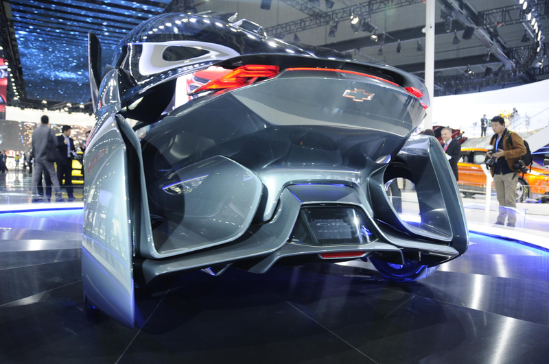 Illustration for article titled Your Eyes Aren't Ready For The Self-Driving Chevrolet-FNR ConceptÂ